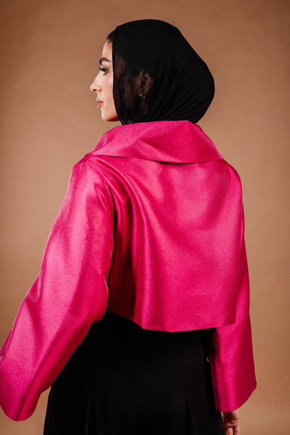 The Luna Top in Hot Pink