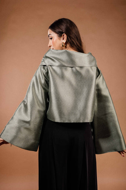 The Luna Top in Olive