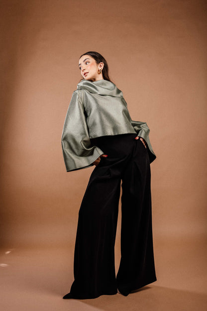 The Luna Top in Olive