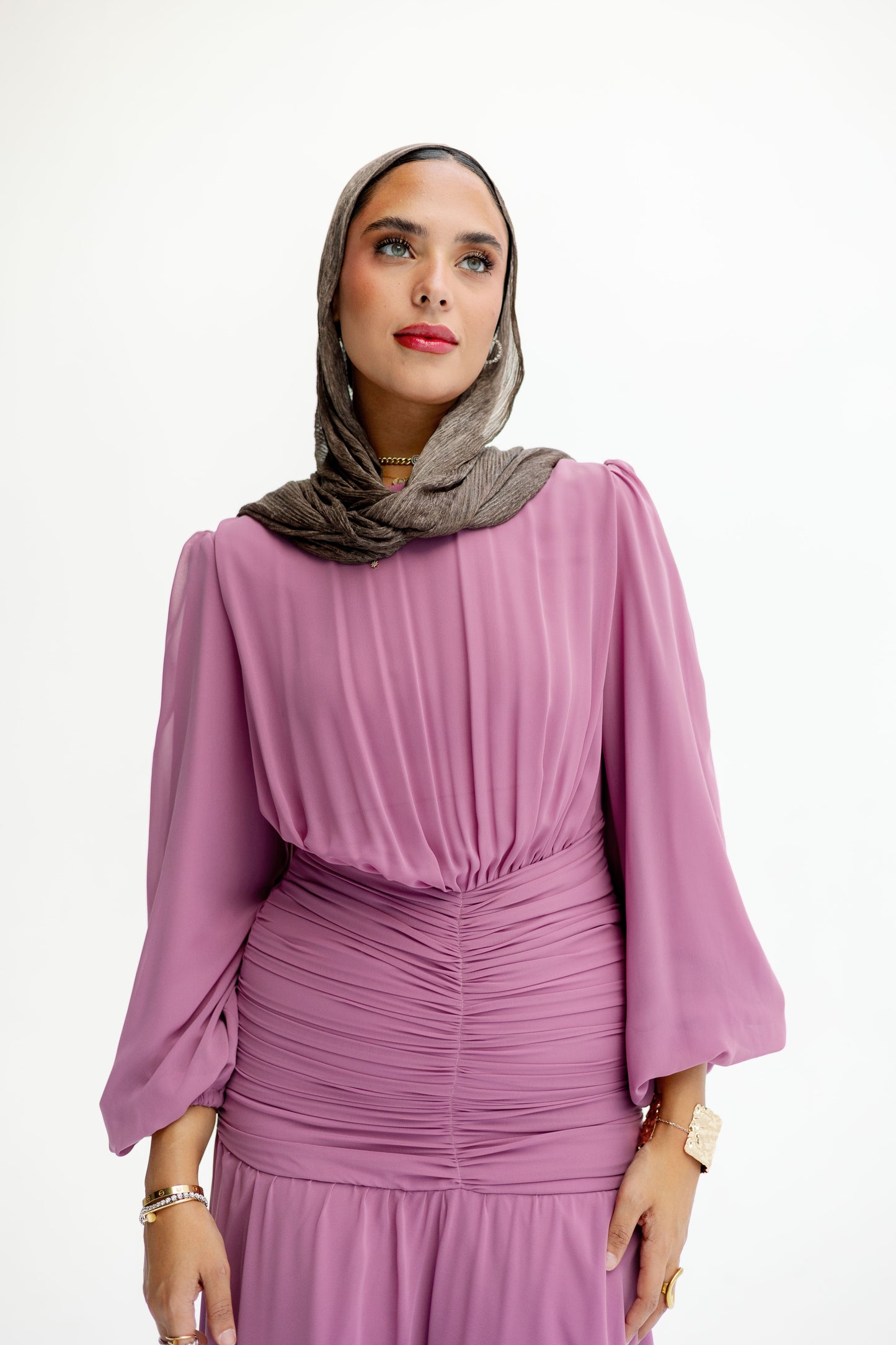 Ripple Dress in Cashmere – Sara Eltoukhy